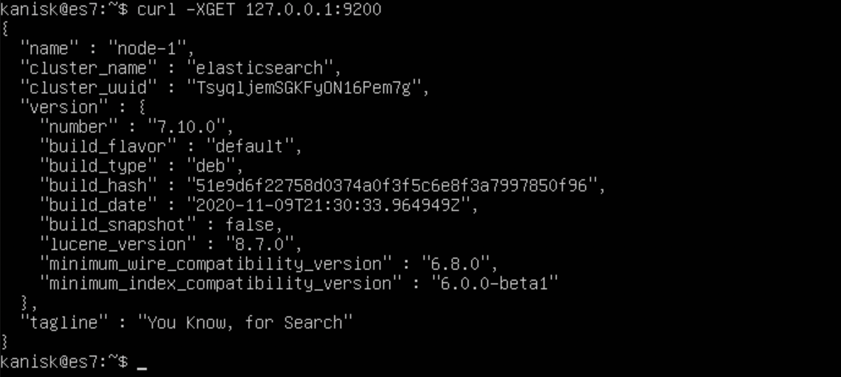 You know for search result from query