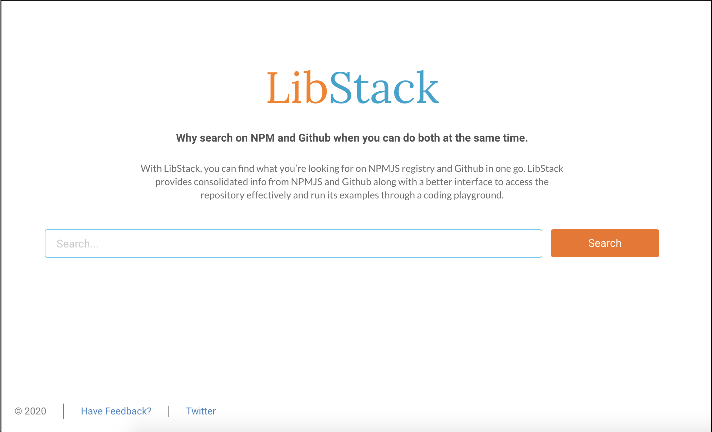 LibStack home page
