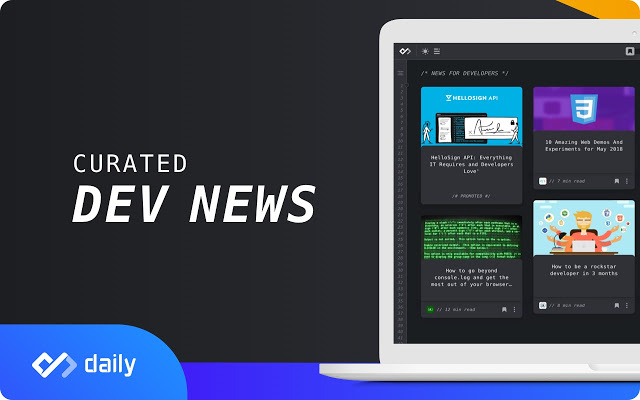 Daily - Made with Vue js showcase | Made with Javascript 