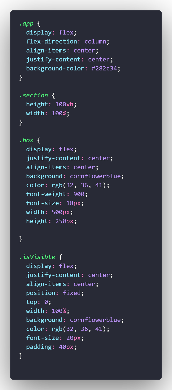 css styles