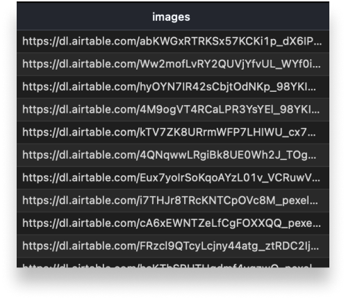 All the images