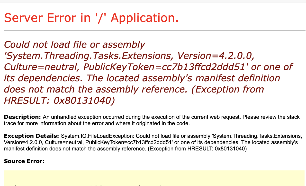 yellow screen of death
