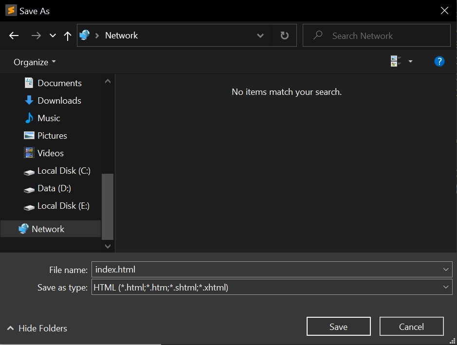 HTML Extension
