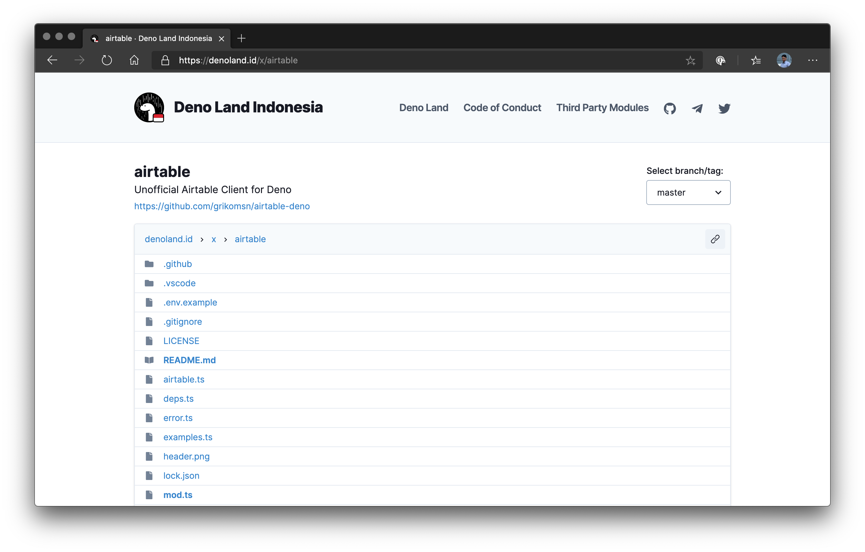 https://denoland.id/x/airtable