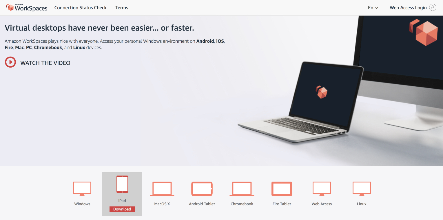WorkSpaces Client Download