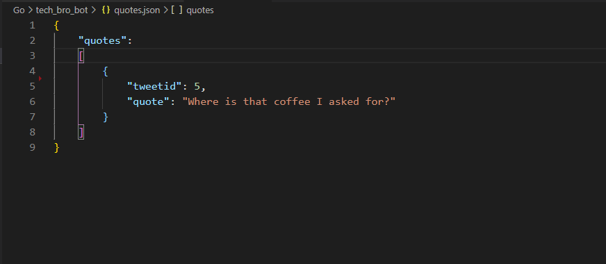 Quotes JSON