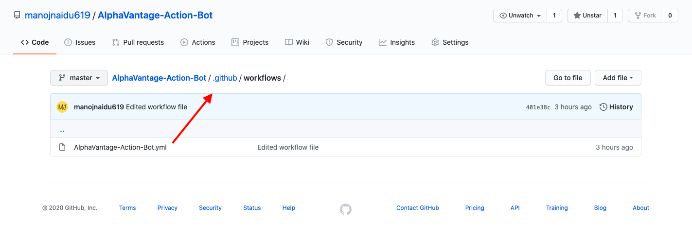 Wokflow file path