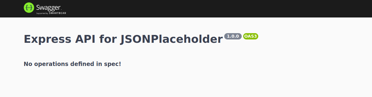 Basic Swagger UI Page