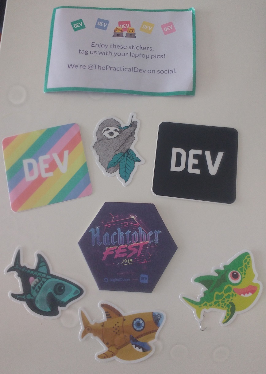 Hacktoberfest 2019 swag