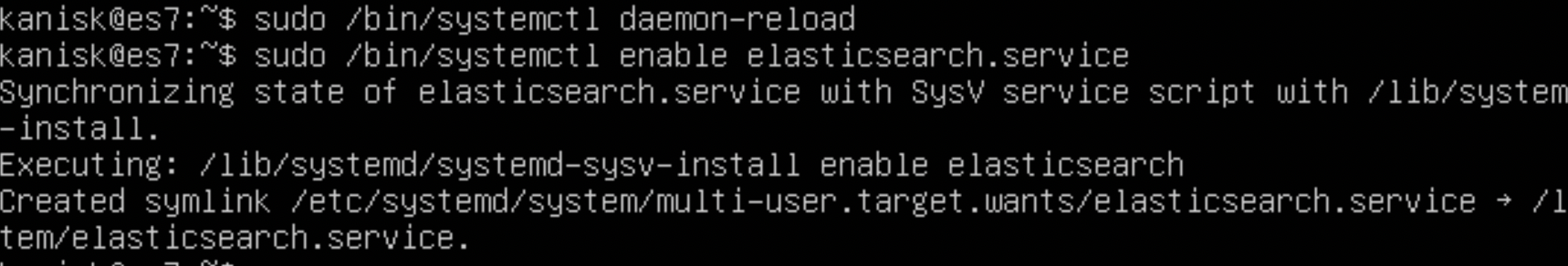 setup autorun worker daemon to start up elasticsearch