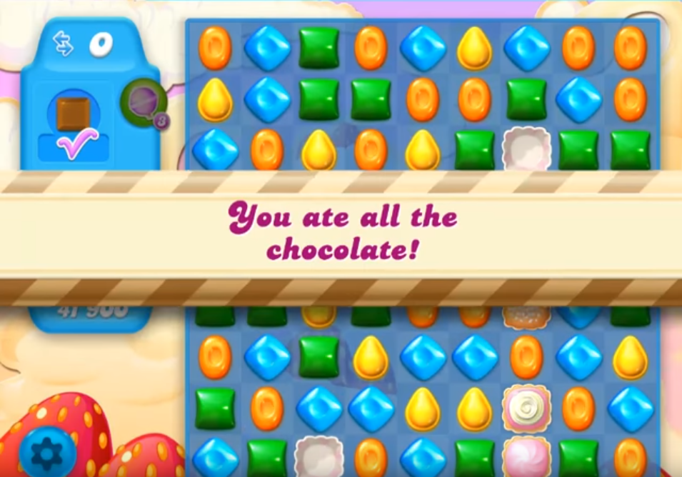You won! Screen