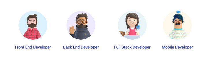 Job categories for developers