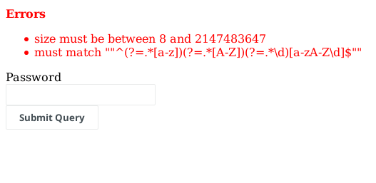 Constraint Composition Error Message