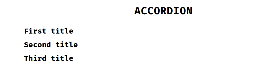 Acoordion title