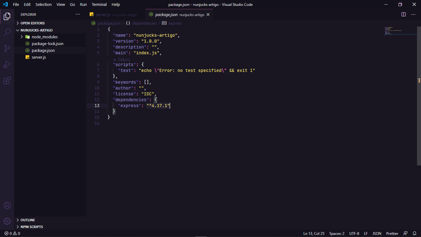 package.json