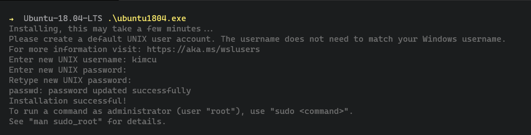 Install Successfully