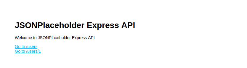 API Homepage