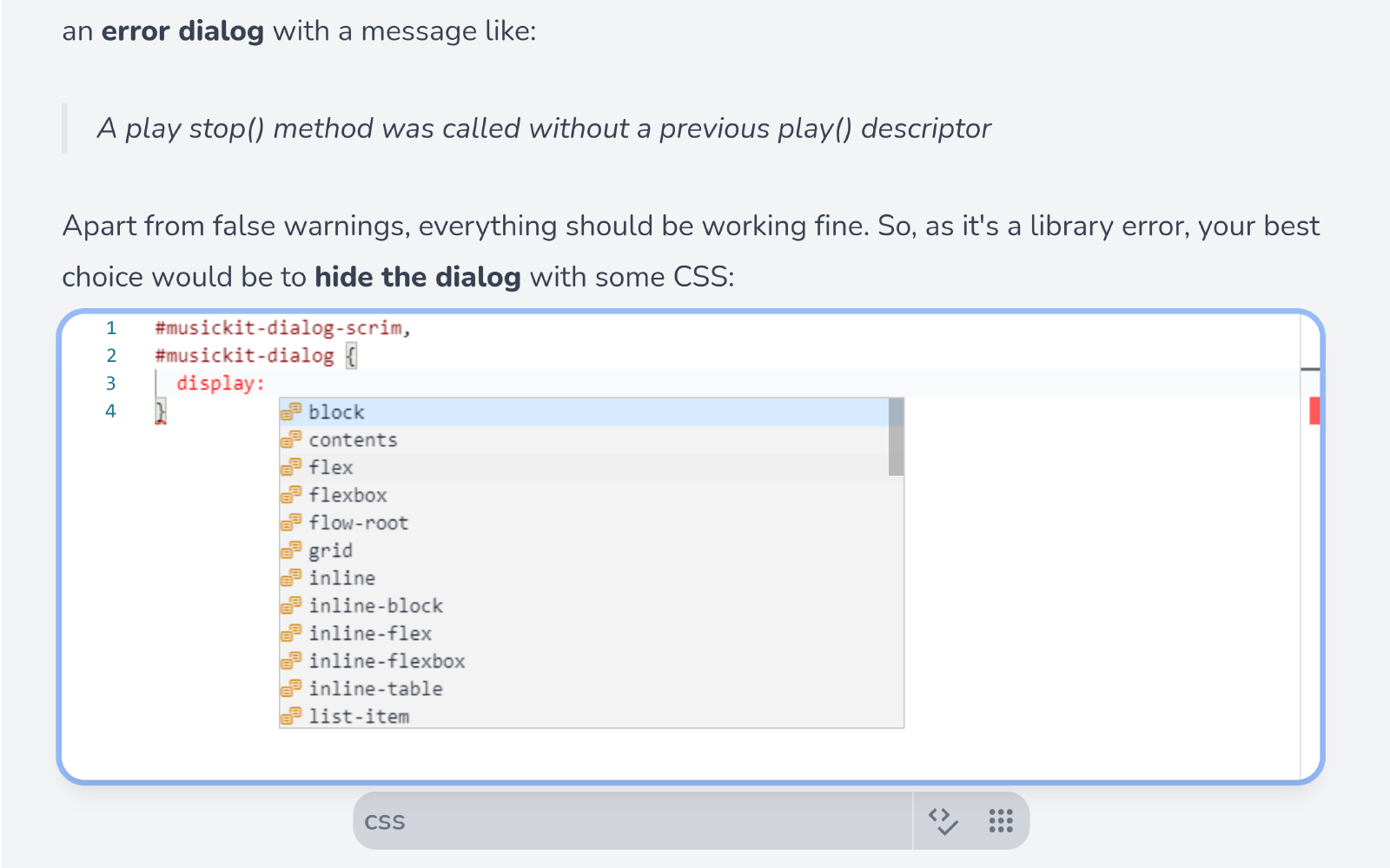 CodeWrite embedded Monaco Editor