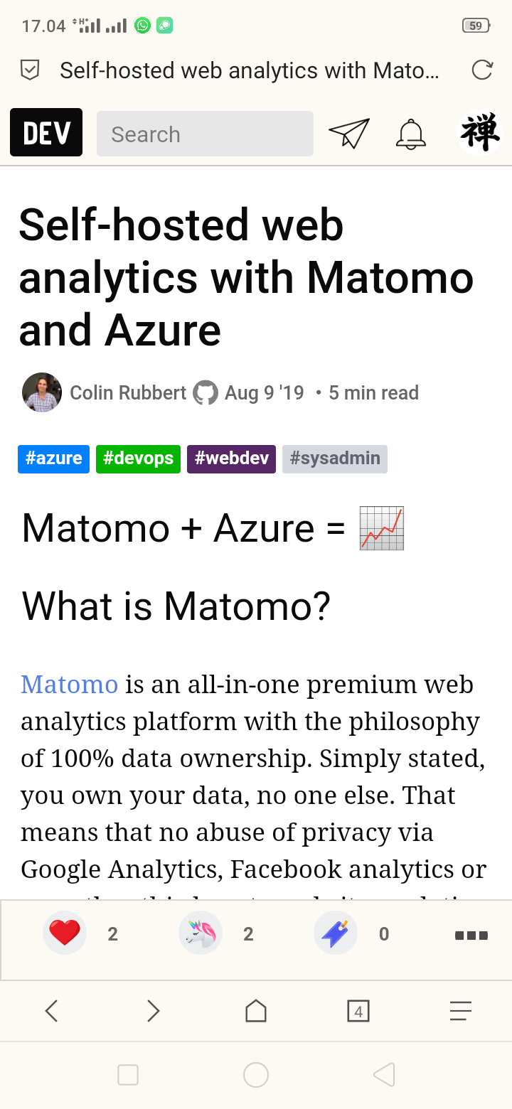 Ketika artikelnya diklik