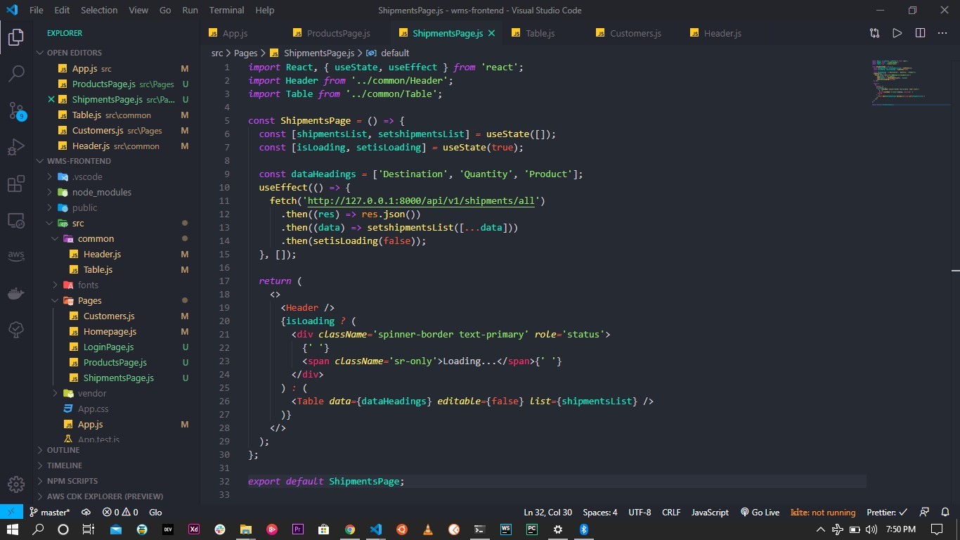 Desmond's Fullstack App