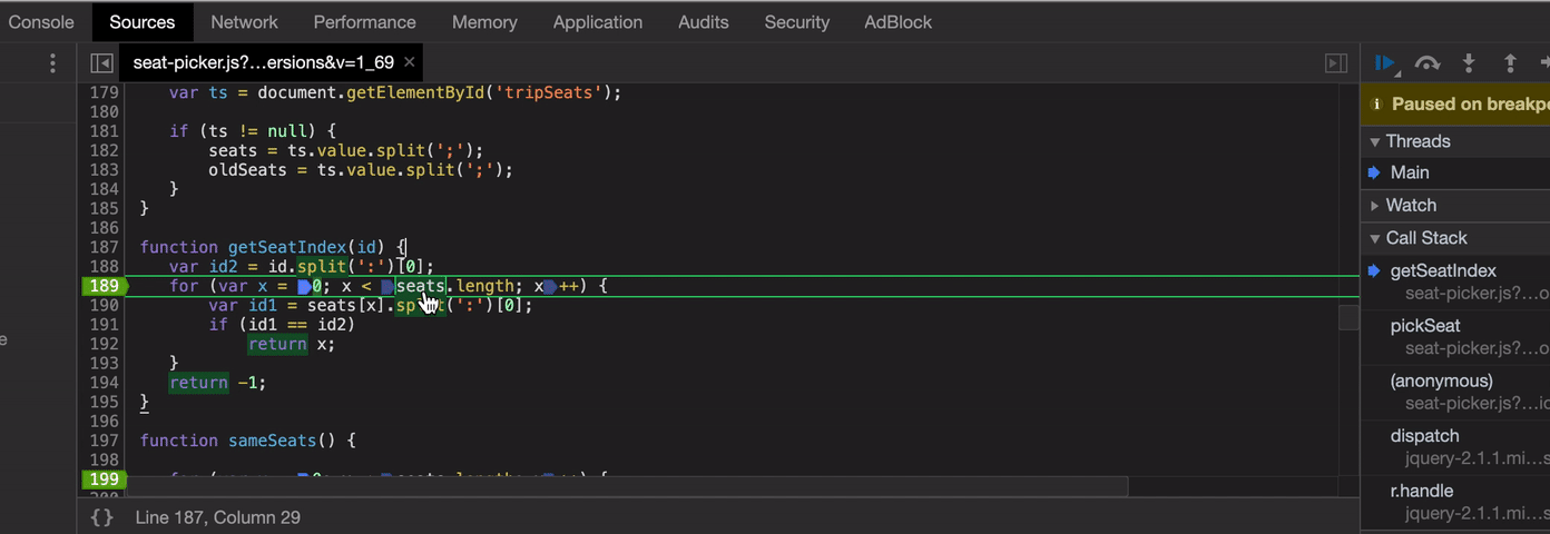 Modifying the array on execution time