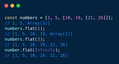 Array.flat