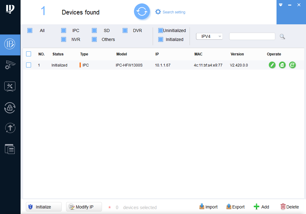 The configuration tool