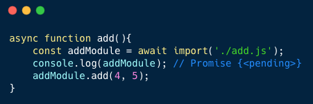 Dynamic Import Example