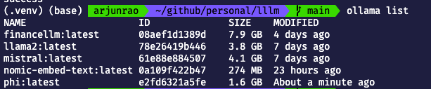 ollama-list