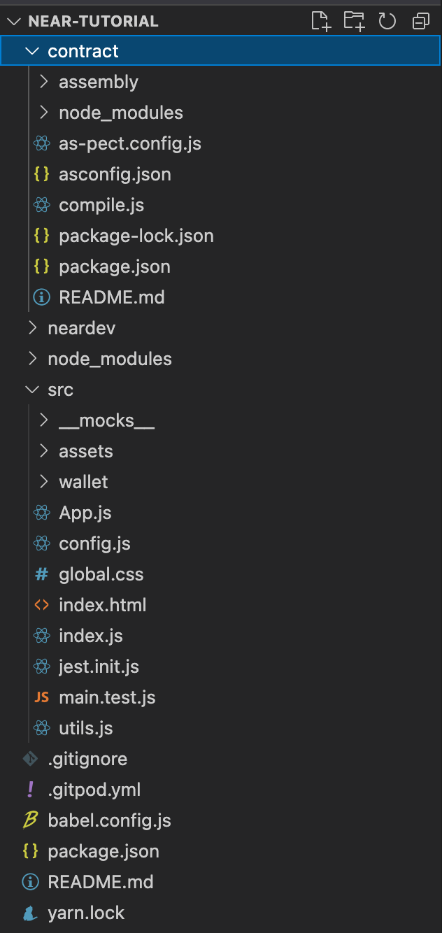 New project structure