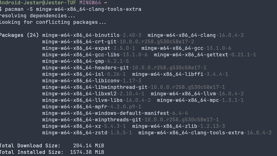 Clang-tools-extra installation