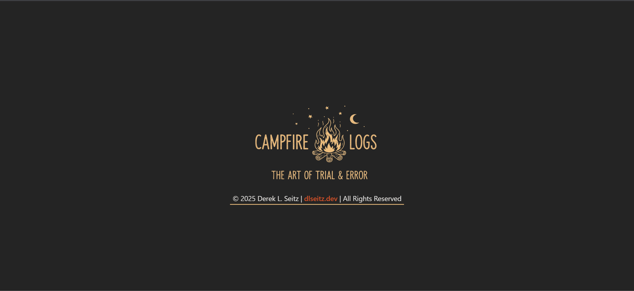A demonstration of the animated login page of the Campfire Logs CMS application.