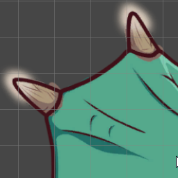 Those are horns, not Christmas lights!