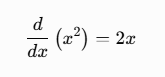 Derivative Example