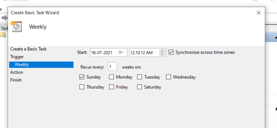 Time — Automate Python Script to organize downloads folder