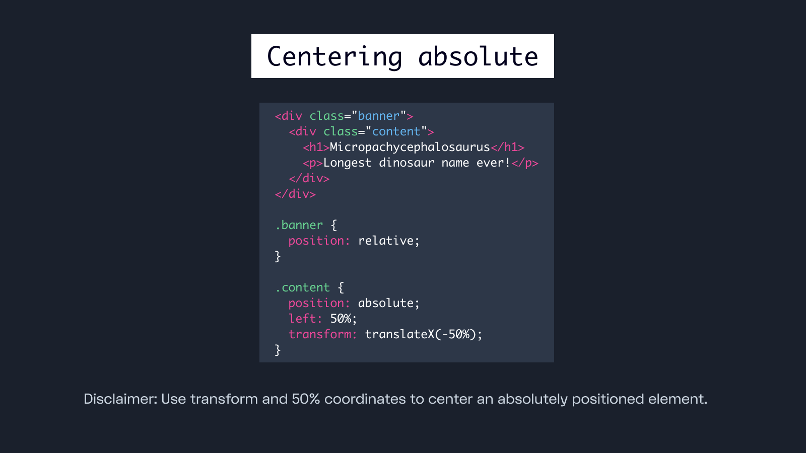 Centering child divs of a position: relative parent div with css