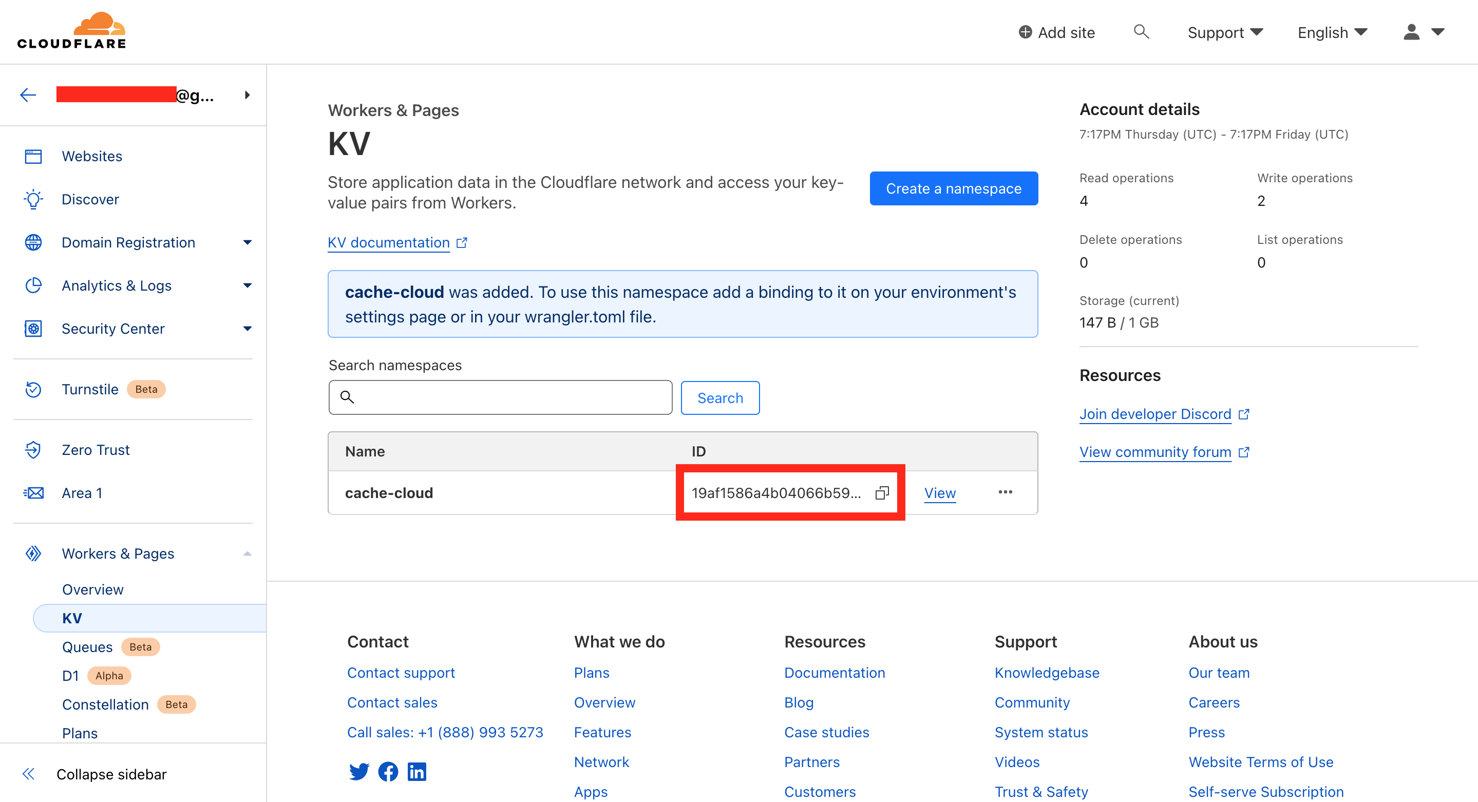 Grab KV ID
