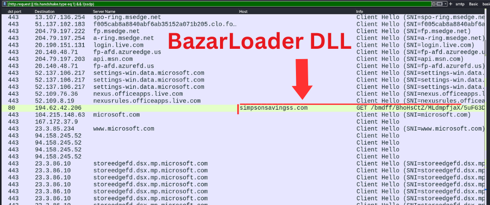 Applying the Basic filter for analysising network traffic