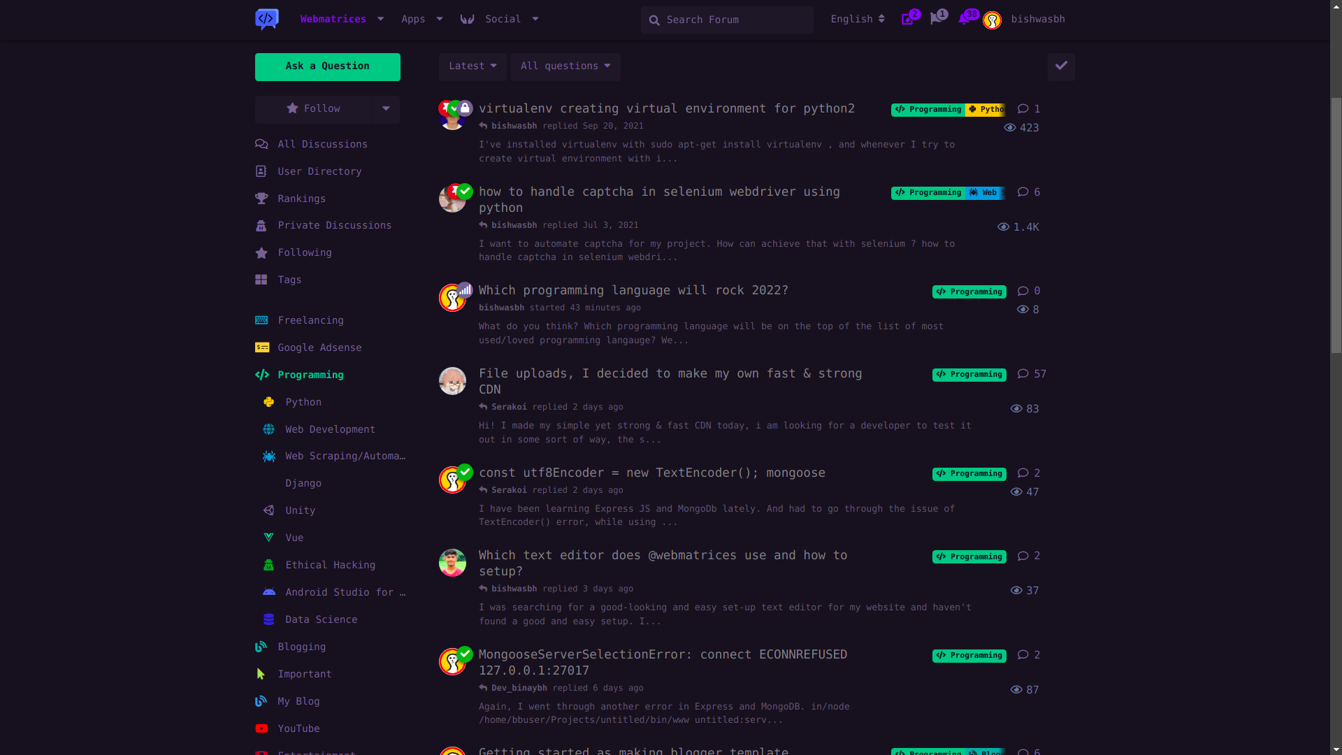 best programming forums