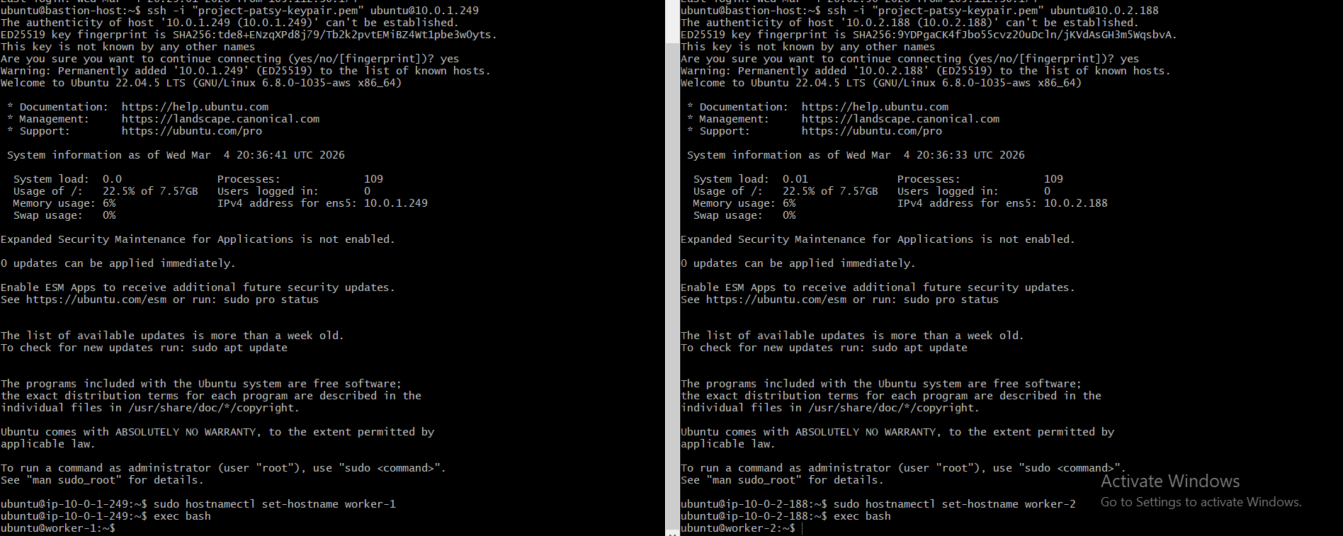 worker-node-ssh