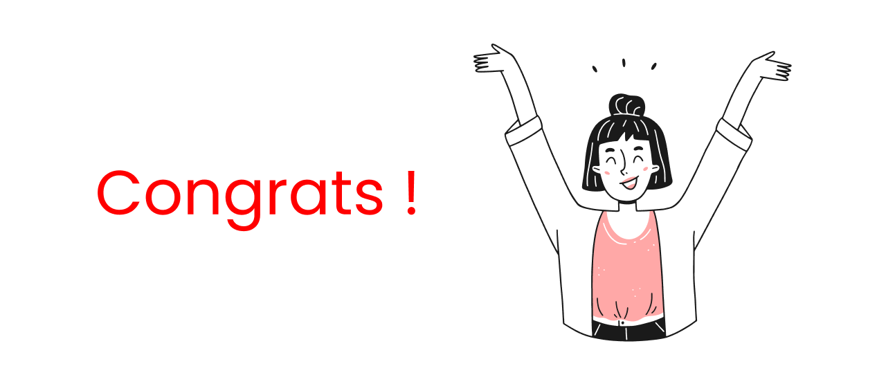 Congratulations