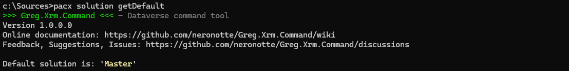 pacx solution getDefault
