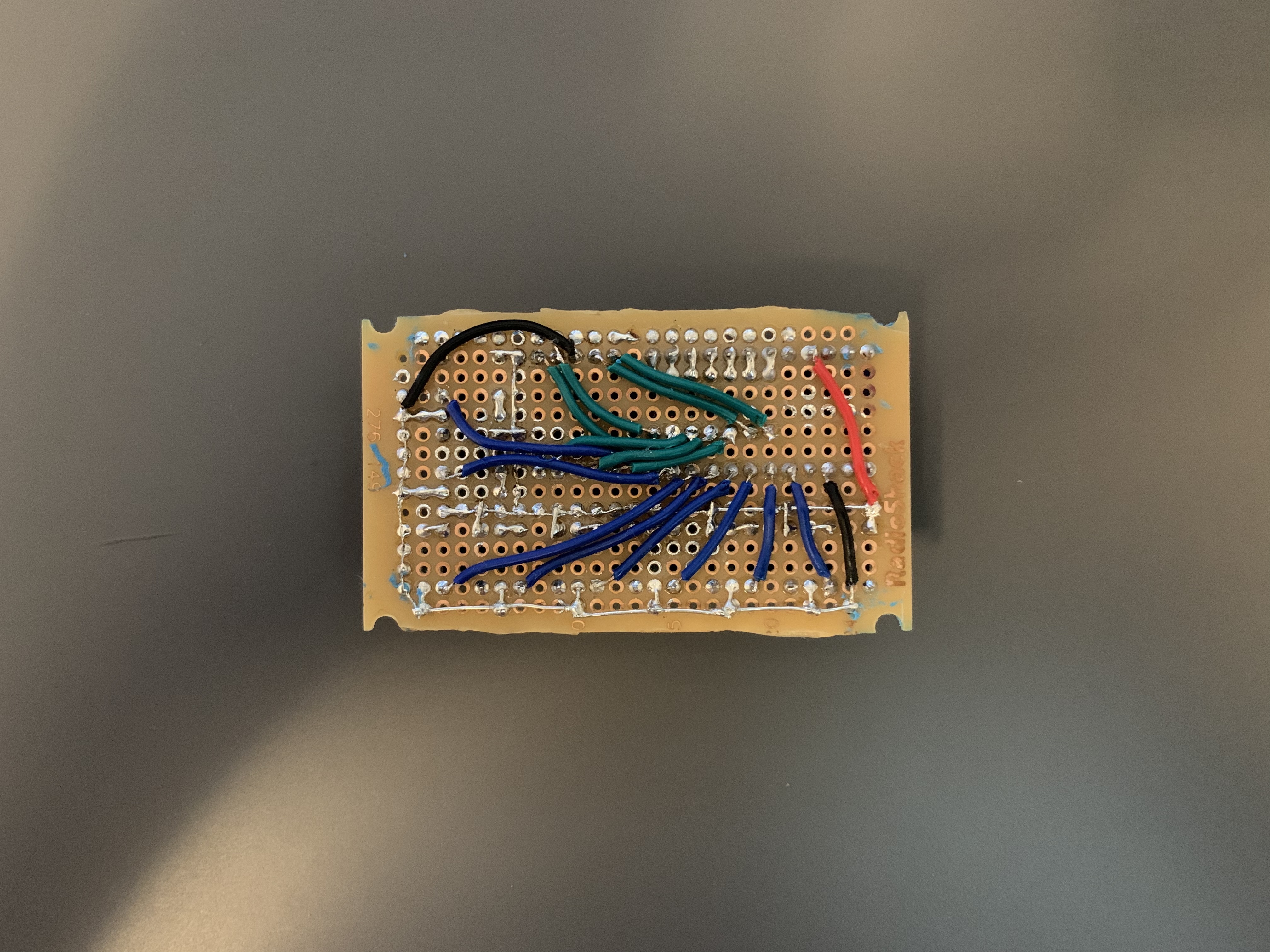Back of the board