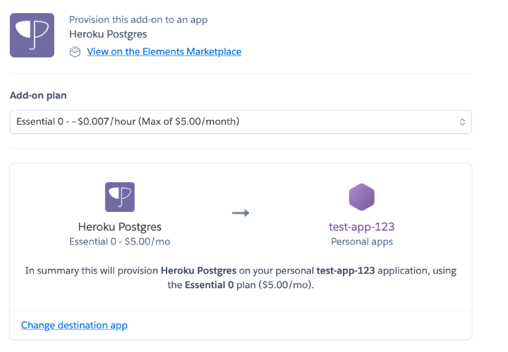 Heroku Plan
