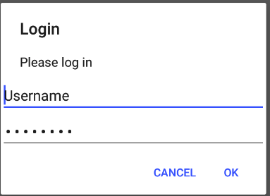 login box