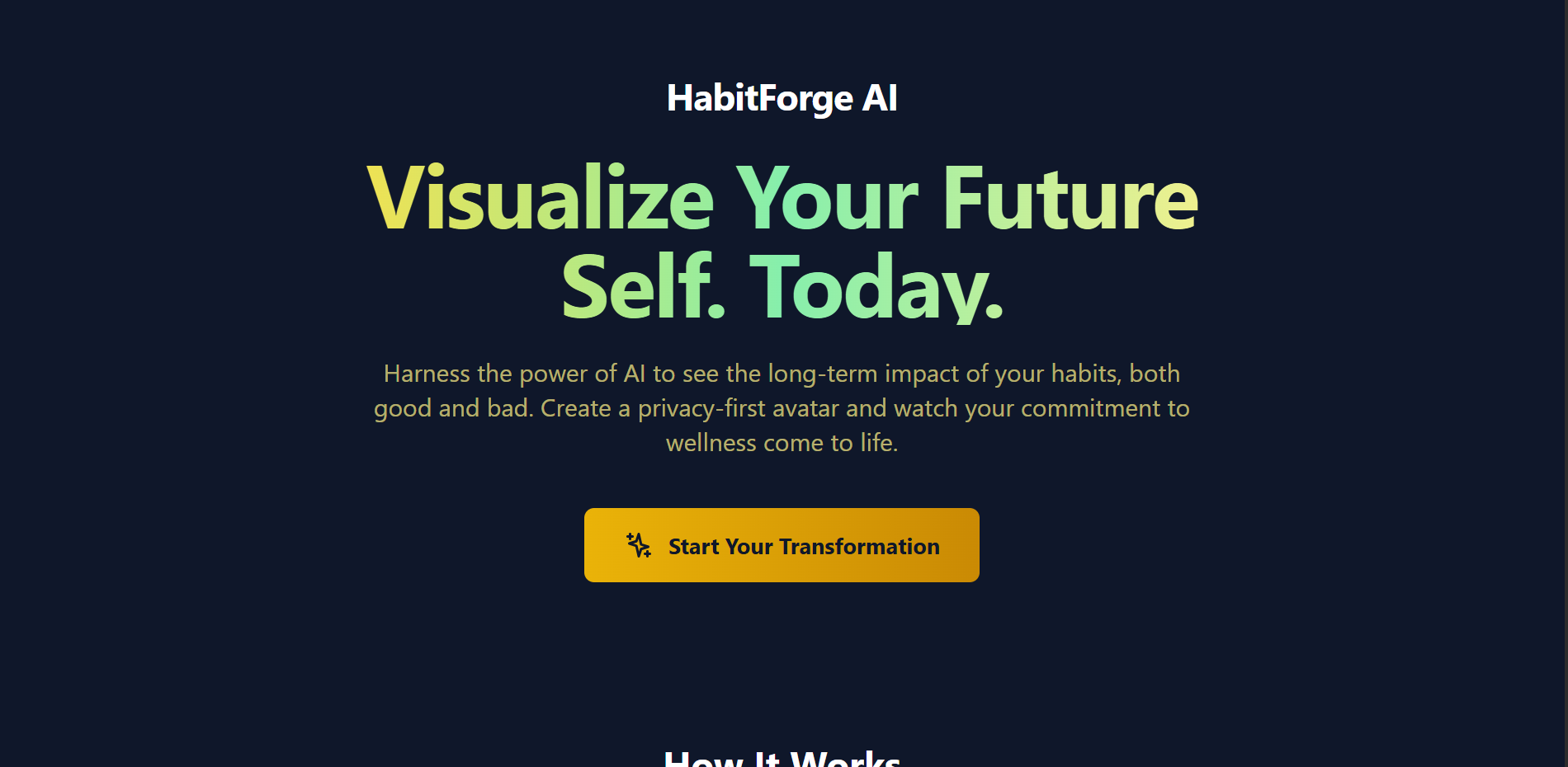Landing page
