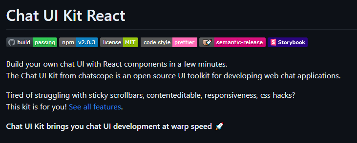 chatscope chat ui kit react