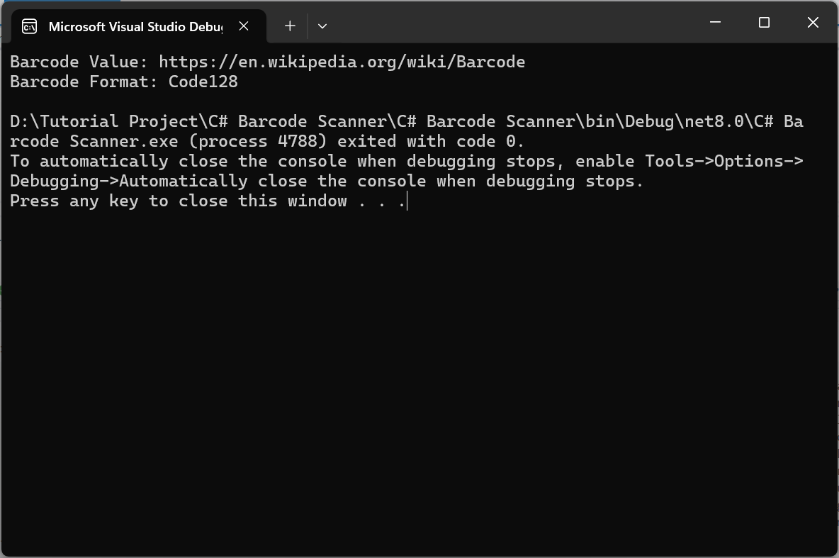 Read Barcode from PDF File in C#