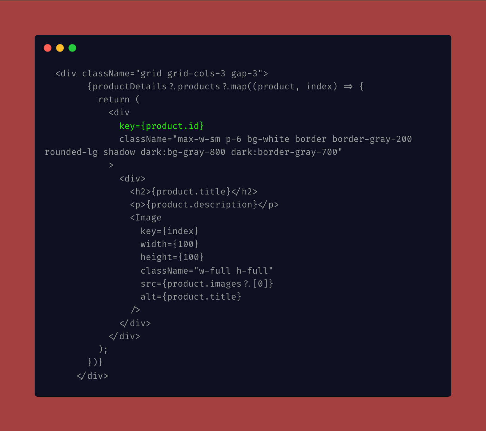 React: Solution Here