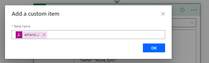 tracked properties input